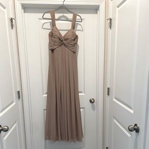 Taupe Bridesmaid Dress